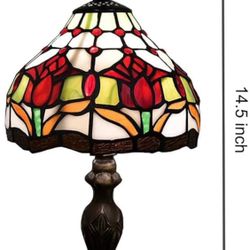 Tiffany Lamp Table Lamp Style Luxurious Boho Memory Lamp Nightstand Reading Desk Light Living Room Farmhouse Hotel (D08022)
