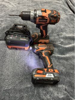 RIDGID cordless Drill and Impacto 18v