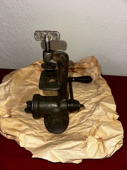 Antique Cast Iron Hand Crank Meat Grinder