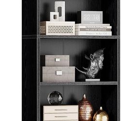 Casaottima 5-Tier Open Bookshelf and Bookcase