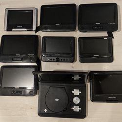 Lot of Portable DVD CD Players