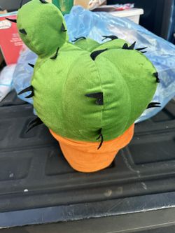 Plush Cactus Potted Plant with Spider Accent Stuffed Toy by IKEA 15"