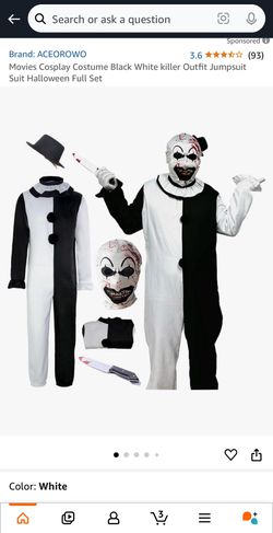 Scary Clown Costume