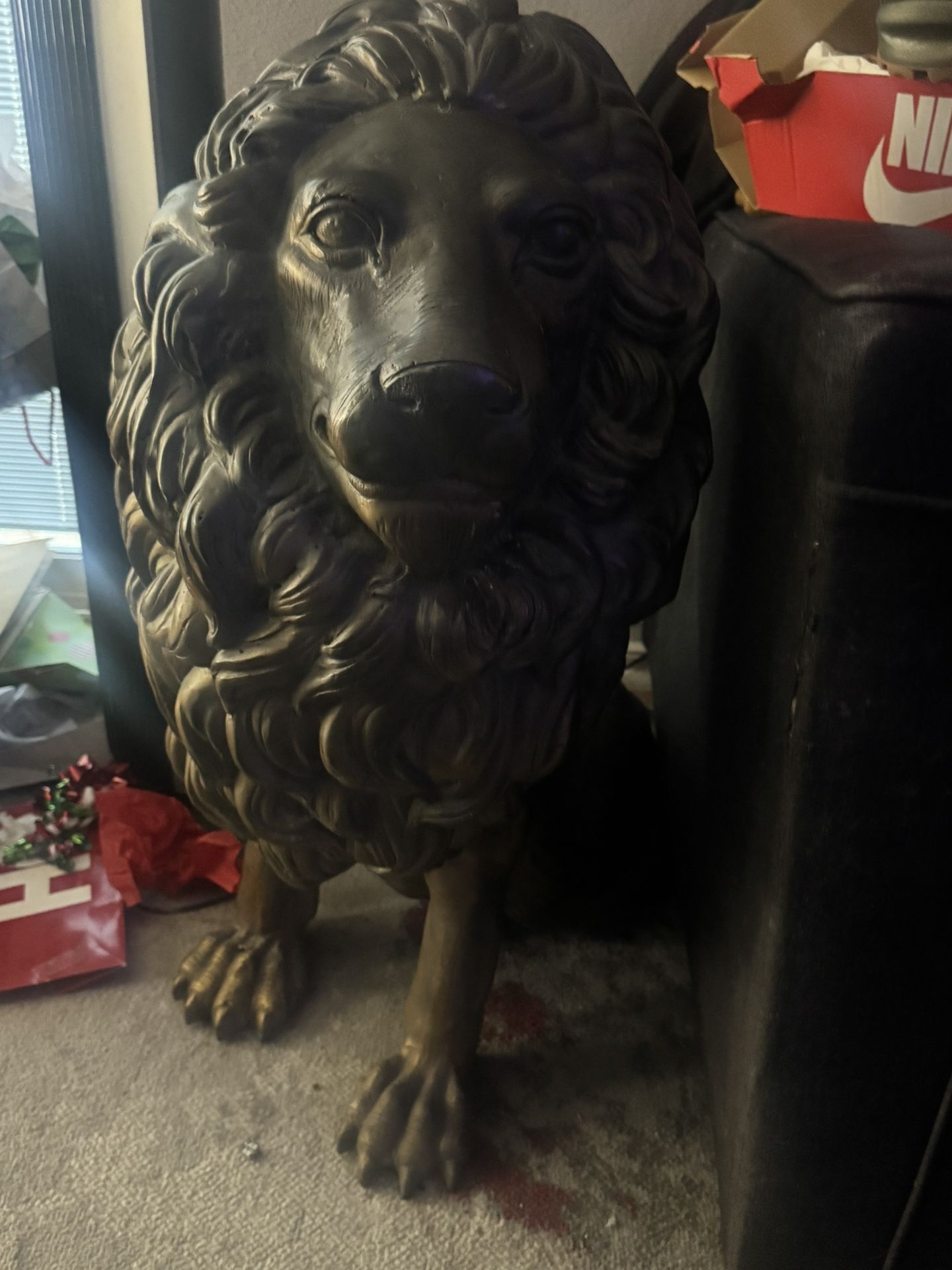 3ft Bronze lion Statue