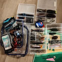 Fresh water bass fishing lures and tackle