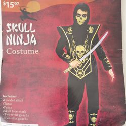 Halloween Costume Ninja For 7-9 Year Old 