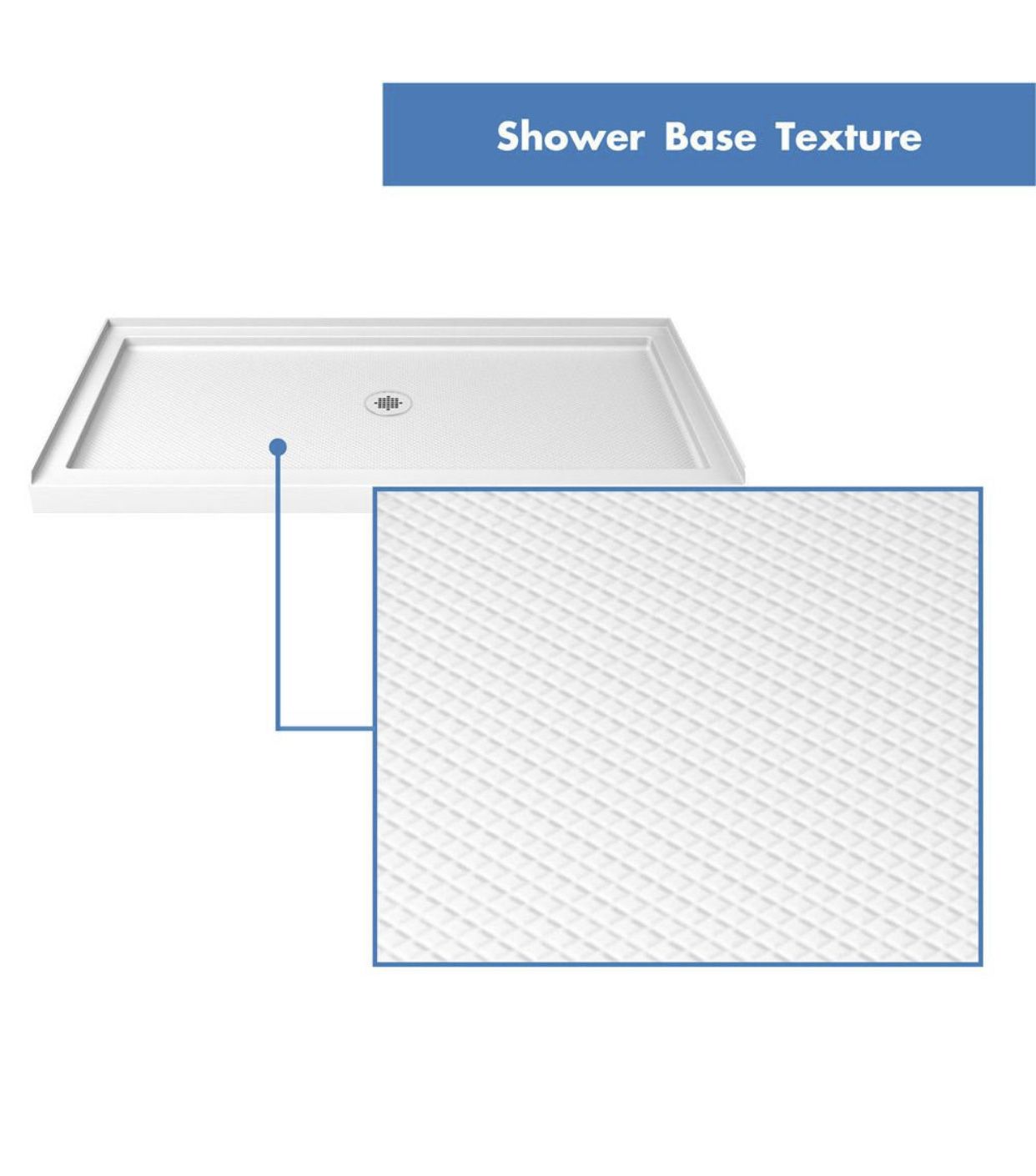 DreamLine 36 x 48 x 72 inch Frameless Shower Enclosure with Shower Base