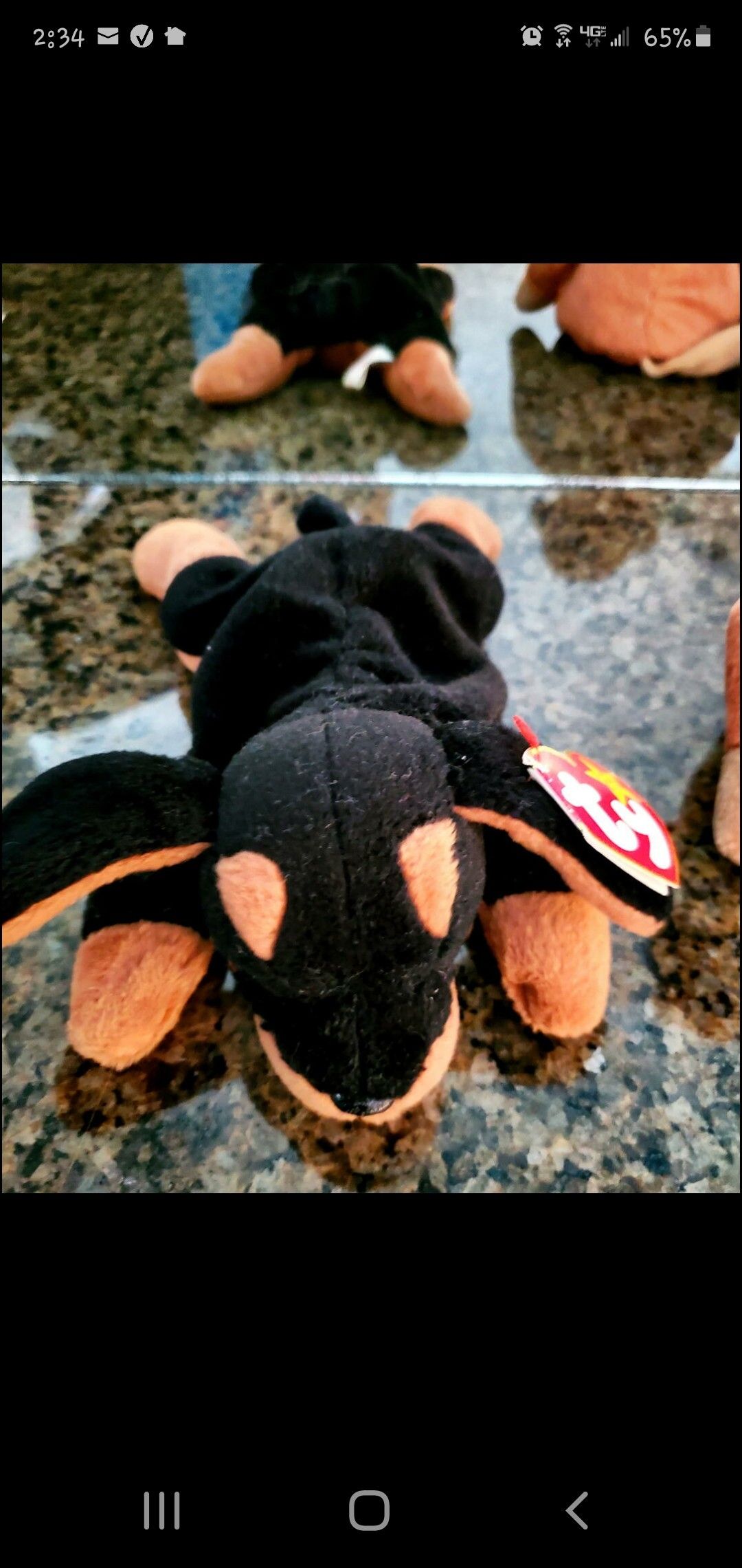 All 3 Retired TY Beanie Babies Classic Original Collectors