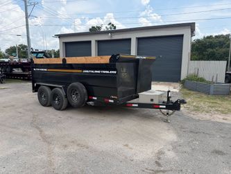 Southland 7 × 14 High Side Dump Trailer 14k