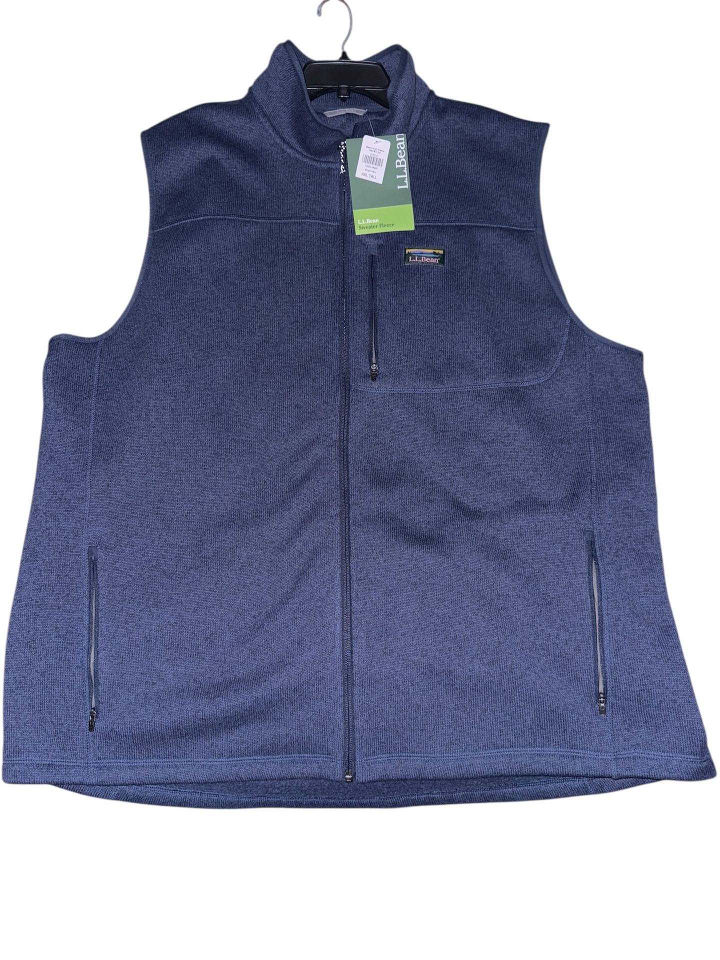 Blue L.L.Bean fleece vest
