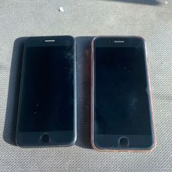 2 iPhone 7 In Good Condition $120 Each Or $240 For Both They Work Good 