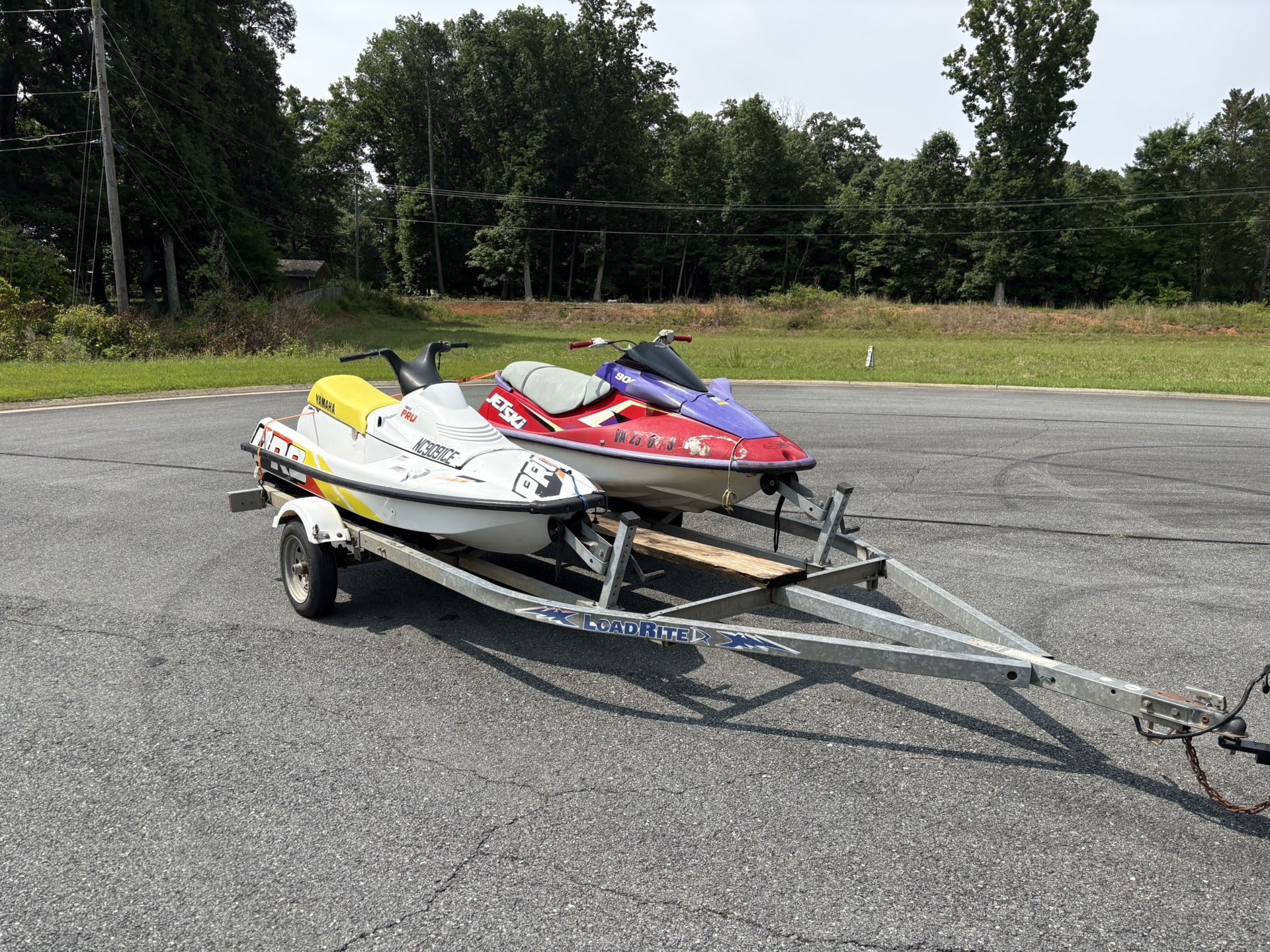 Jet Skies On Double Trailer