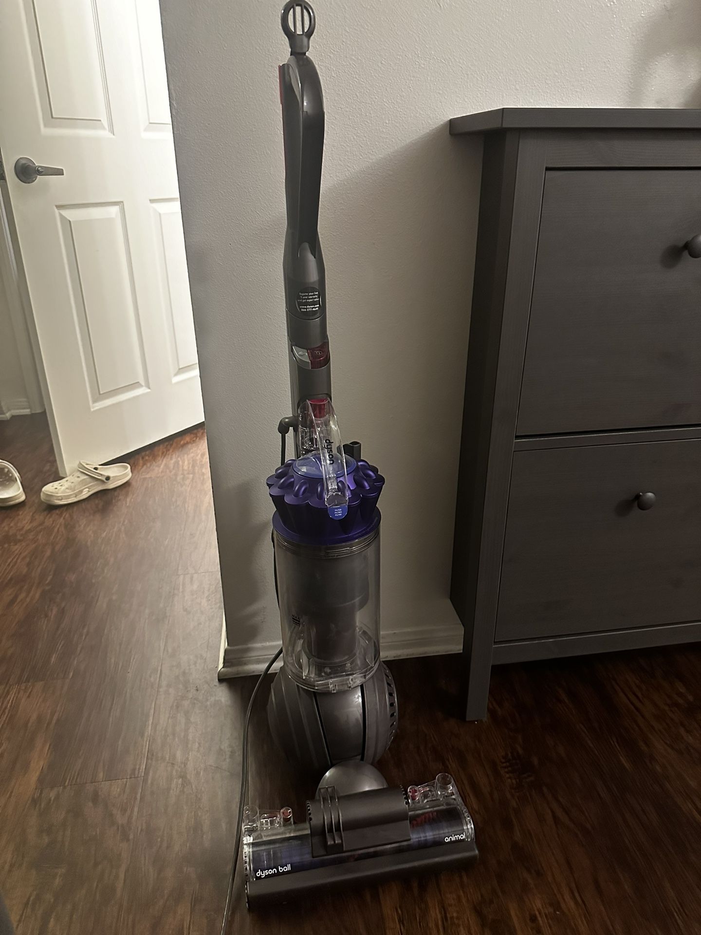 Dyson Ball Animal Upright Vacuum With 4 Accessories- Iron Purple