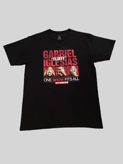 Gabriel Iglesias One Show Fits All 2018 World Tour T-shirt Comedy Fluffy Size Large