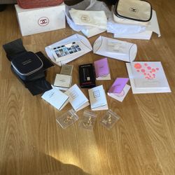 Chanel Perfume Sample And Pouch 