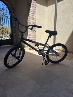 20" Kent Ambush FS20 Freestyle BMX Bike - Black/White/Blue