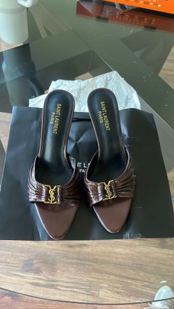 Ysl babylone heel sandals