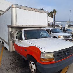 1996. F- 350. Box Truck   Working , Así It  Shud !