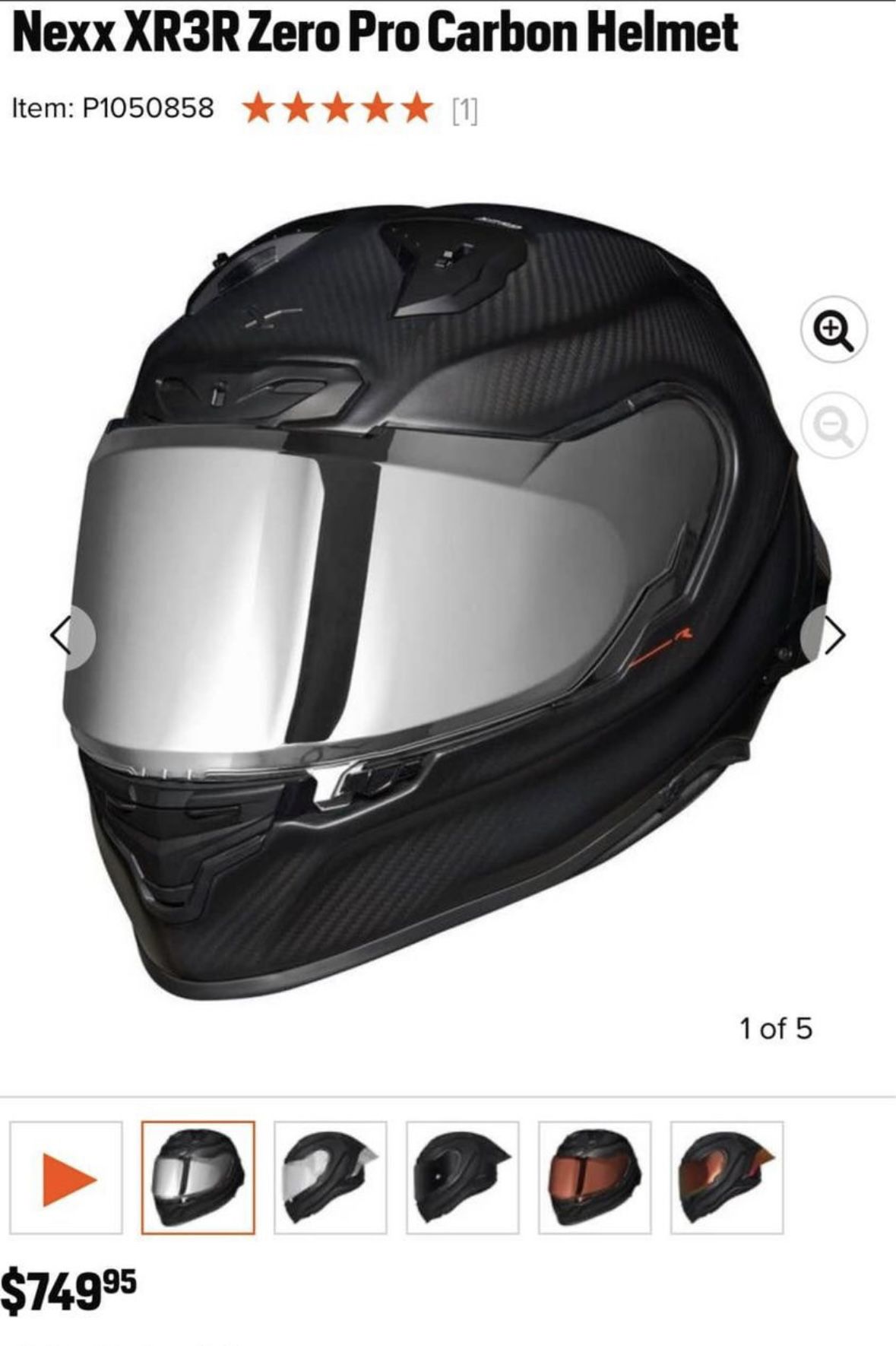 Nexx XR3R Medium Helmet 