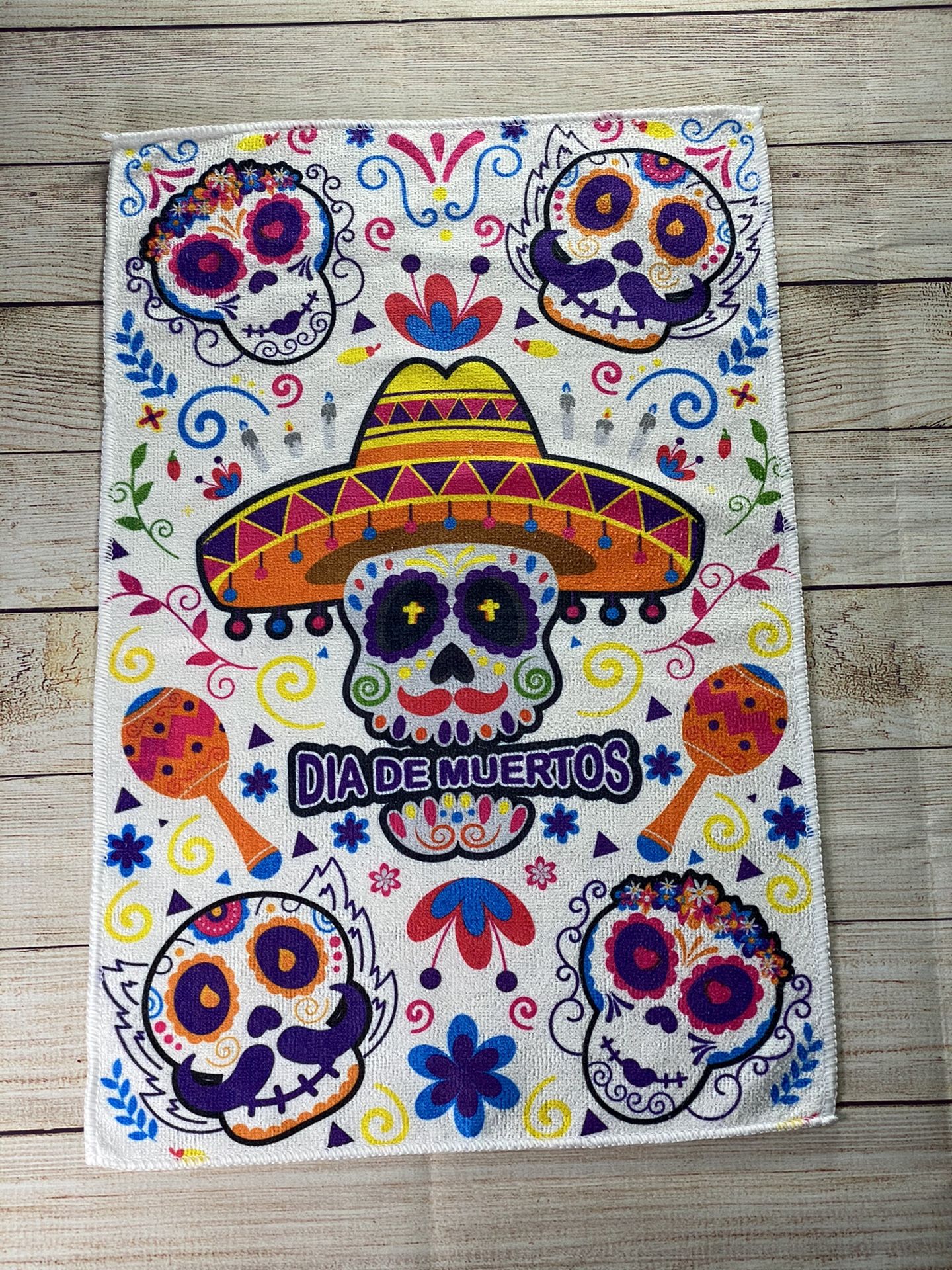 Dia De Los Muertos Towel