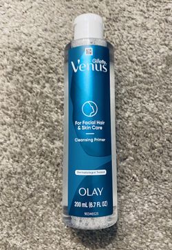 New Gillette Venus Cleansing Primer Olay Facial Hair Removal Dermaplaning