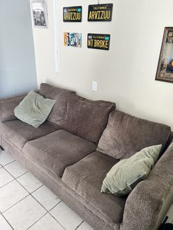 Expresso Brown Couch - 84” - Bobs Furniture