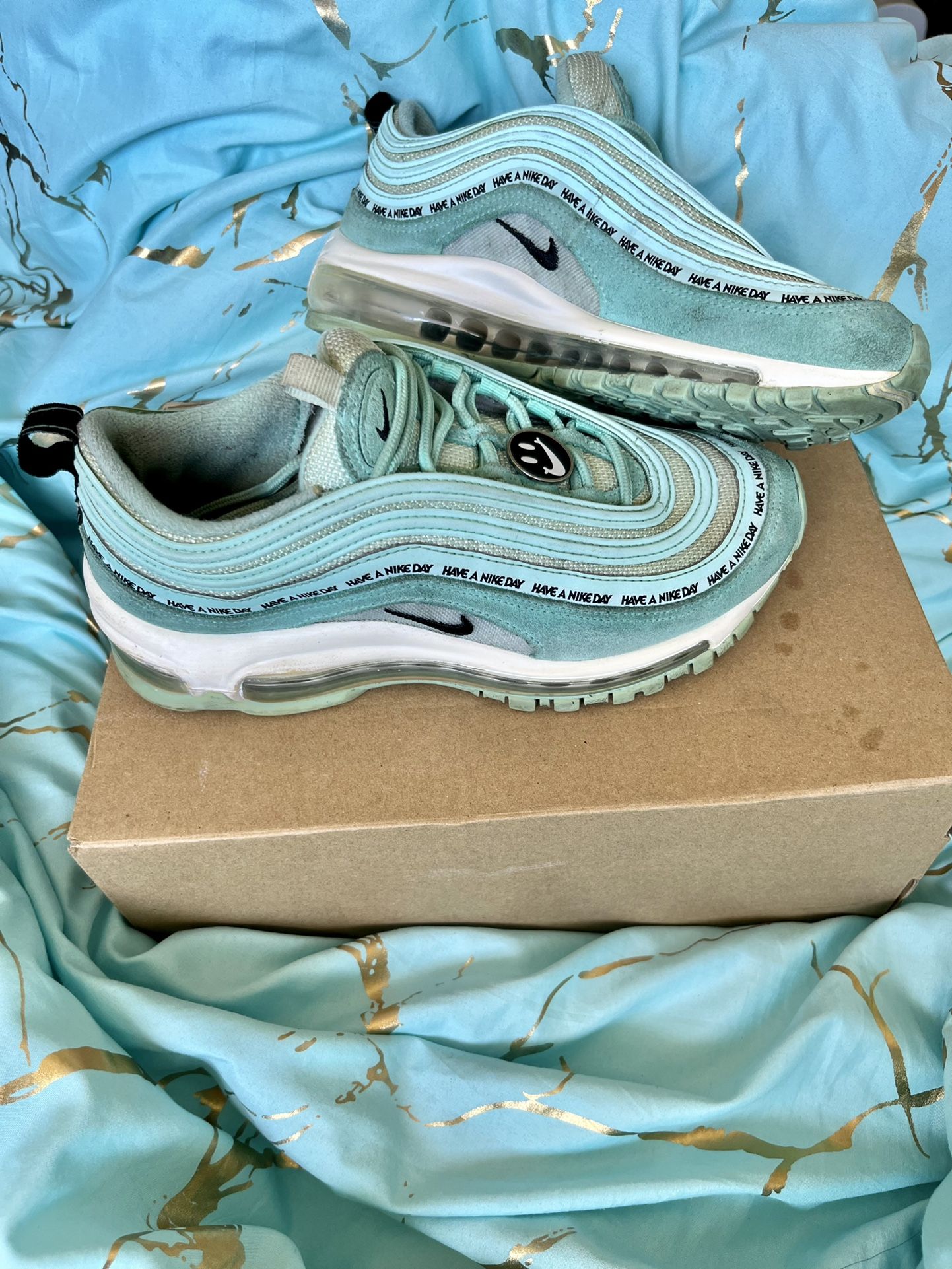 Nike Air Max 97 Se Gs Have A Day Tropical Twist Tint Black Teal