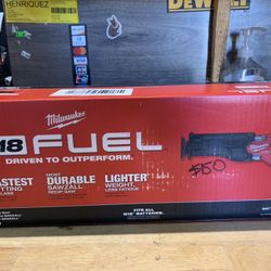 Milwaukee M18 FUEL GEN-2 18V Lithium-Ion Brushless Cordless SAWZALL Reciprocating Saw (Tool-Only)