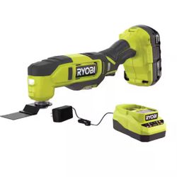 RYOBI ONE+ 18V Cordless Oscillating Multi-Tool Kit with 2.0 Ah Battery and Charger