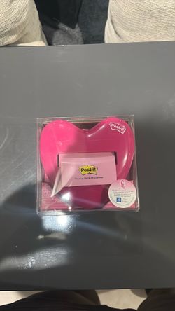 post it heart shaped holder
