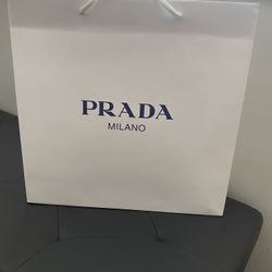 Prada Midium Size Paper Bag Brand New