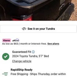 Trifold Bed Cover For 2022-2026 Toyota Tundra Short Bed