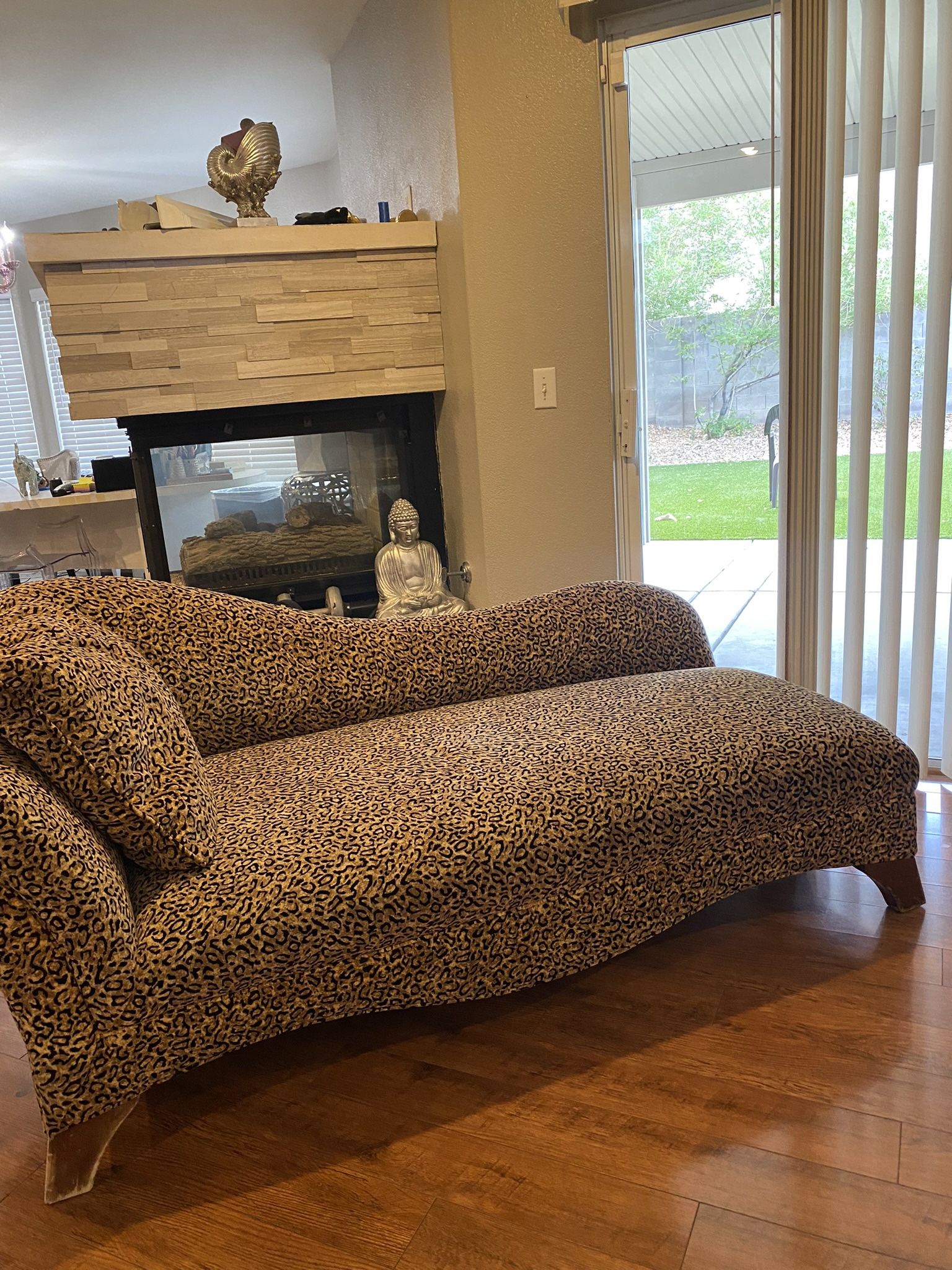 Gorgeous leopard sofa