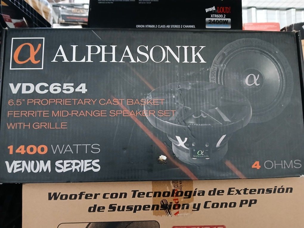 Alphasonik 6.5 1400w Mids Brand New $140firm Price Pickup Only Serious Buyers Please Yes It Is Avaliable