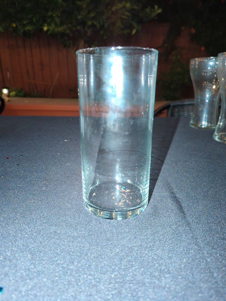 Glass Cylinder Vase (Set Of 6)