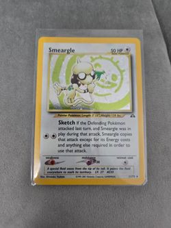 Smeargle holo pokemon card