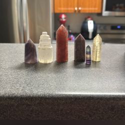 Assortment Of Crystal Towers 