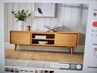 Seno 63" low media unit Oak