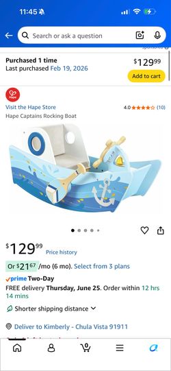 Boat for toddlers