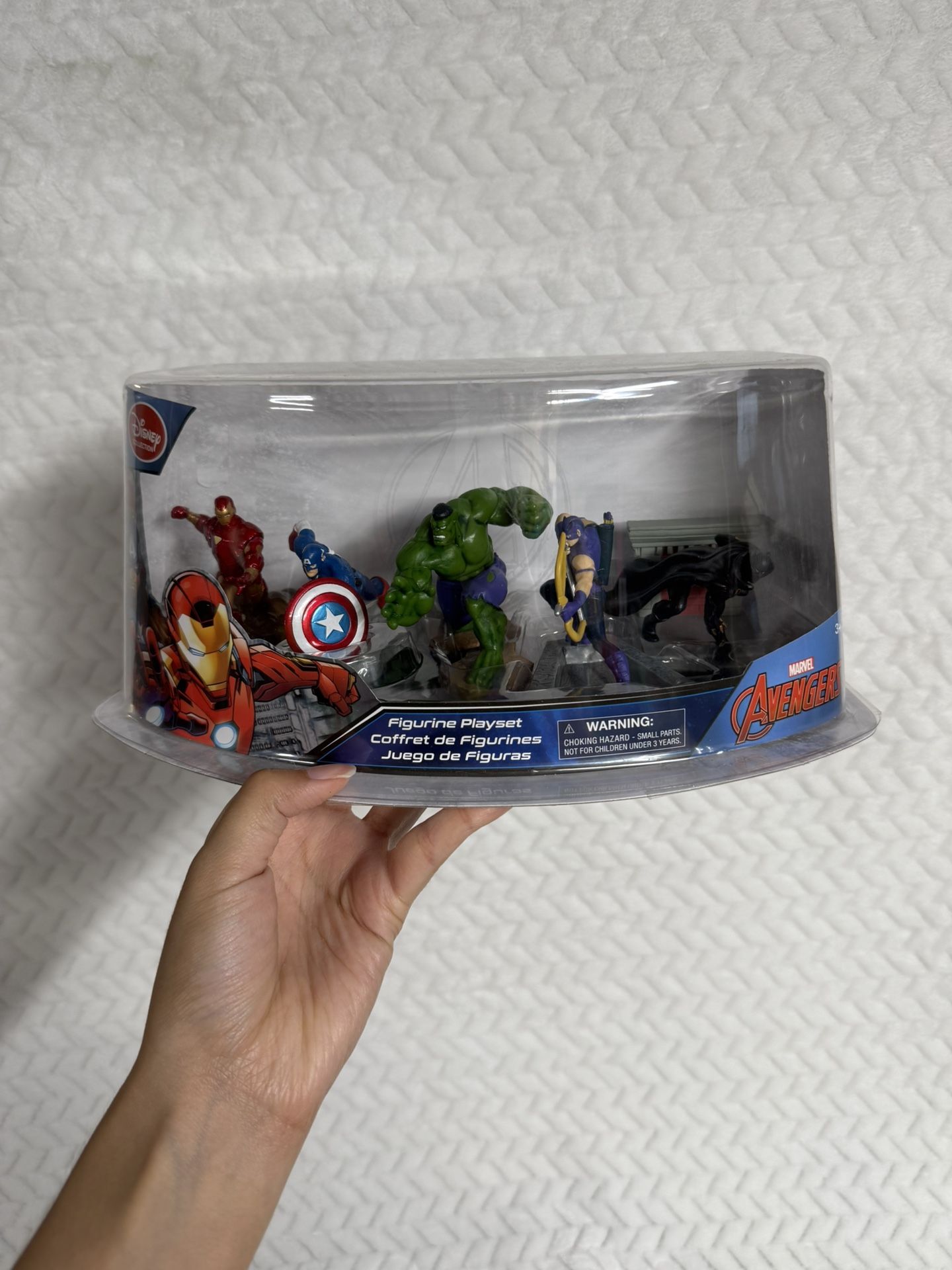Marvel Adventures Figurine Set New 2024 The hulk Captain America Iron Man