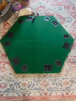 Folding Poker Table and Poker Set