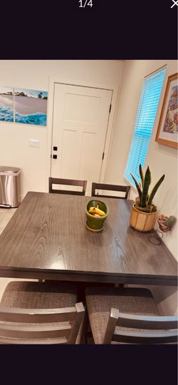 Dining table with 4 chairs
