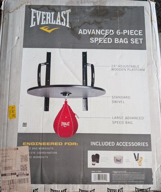 Everlast Advanced 6-Piece Speed Bag Set