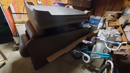 Double Leather Couches