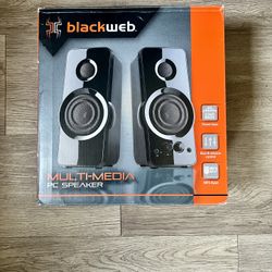 BlackWeb 2.0 Powerful Speaker System / Multimedia Speakers