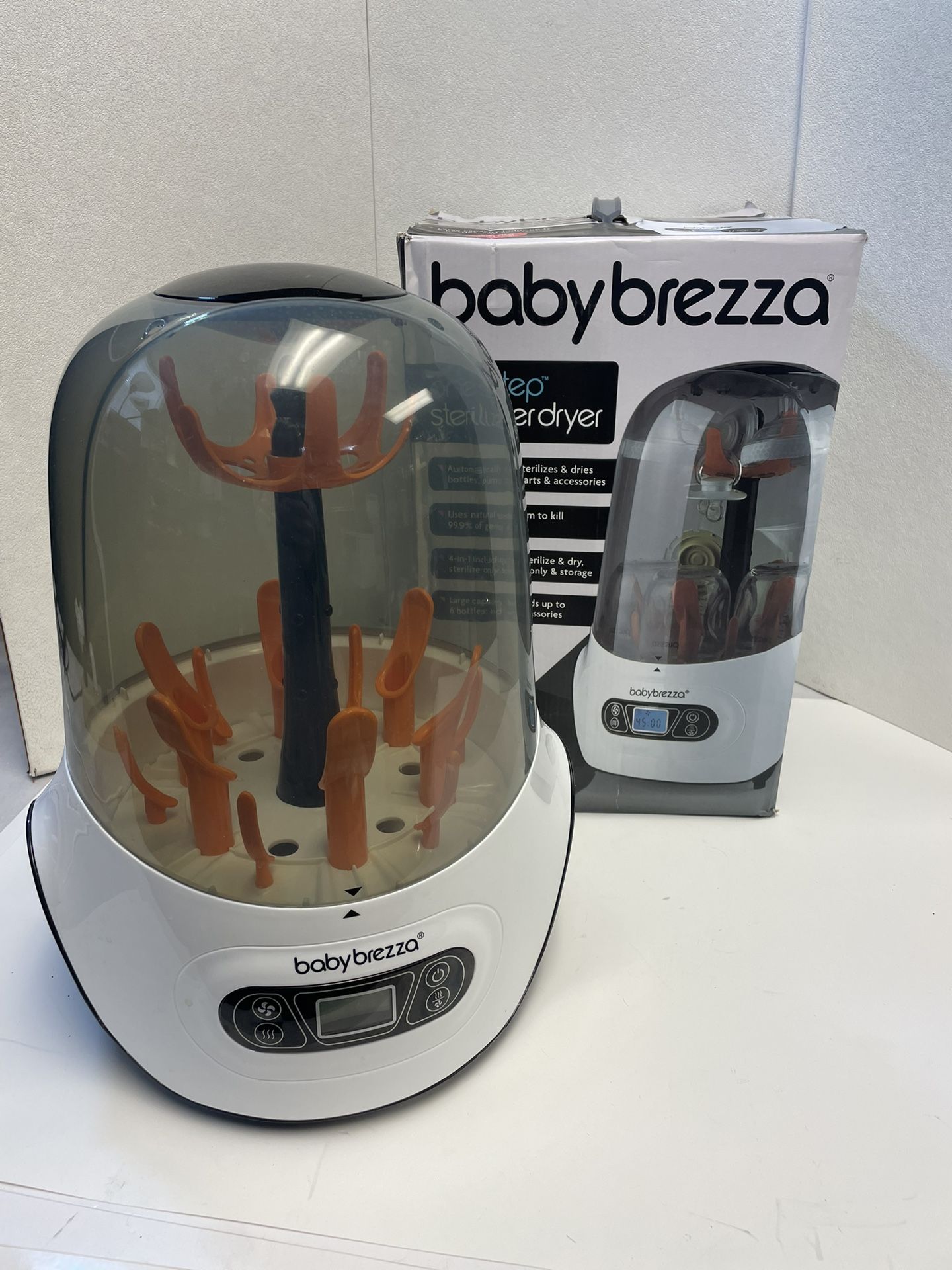 Baby Brezza One Step Sterilizer Dryer Machine Steam Bottle Sterilization