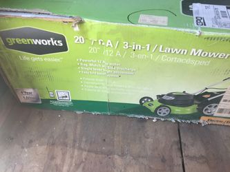 Greenworks lawn mower