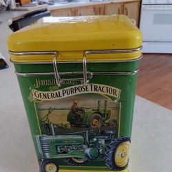Vintage John Deer Tin Can