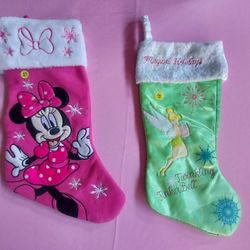 Minnie Mouse & Tinkerbell Stockings 