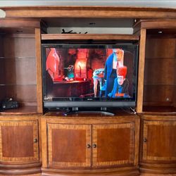 7 Piece Solid Wood Entertainment Center